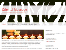 Tablet Screenshot of orientalmassagega.com